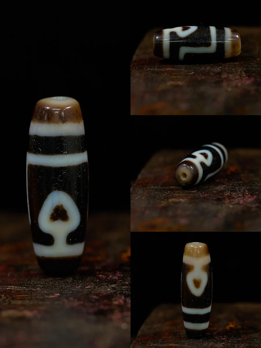 Luminous Focus Single-Eyed Dzi Necklace
