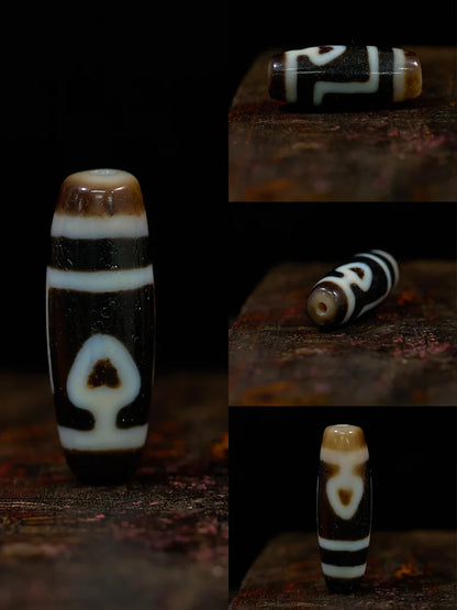 Luminous Focus Single-Eyed Dzi Necklace