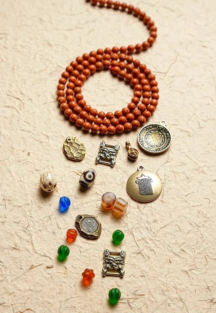 Bodhi Seed and Agate Harmony Bracelet | Wisdom, Peace, and Strong Connections