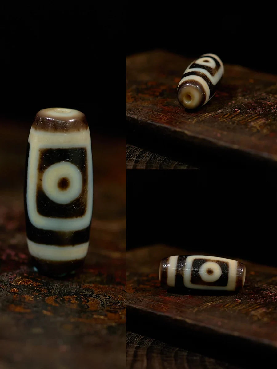 Luminous Focus Single-Eyed Dzi Necklace