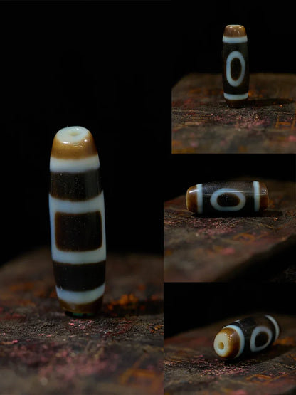 Luminous Focus Single-Eyed Dzi Necklace