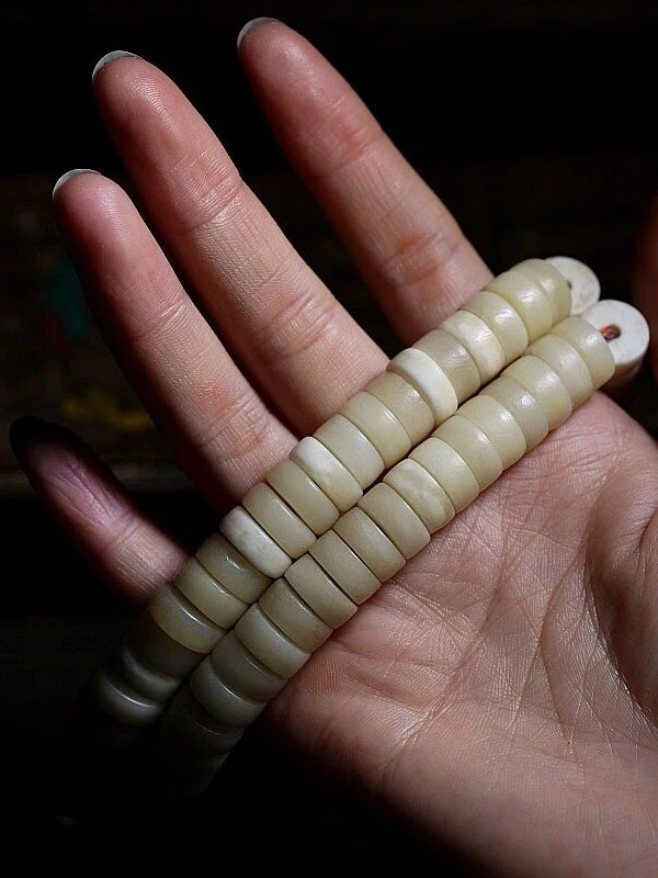 Meditation Beads with Living Patina for Mindful Grounding & Primal Protection