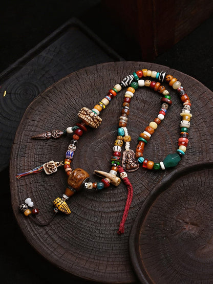 Sacred 108 Tibetan Multi-Treasure Necklace